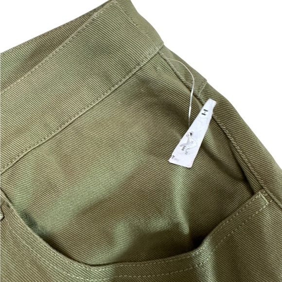 NWT STEVE MADDEN Mid Rise Cargo Pants Jeans Wide Leg Burnt Olive DO33145F Sz XL - Picture 16 of 16